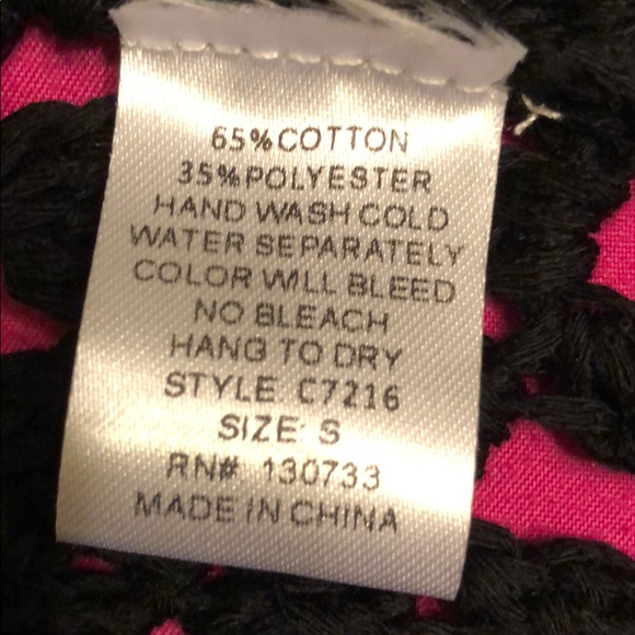 Black Lace Vest - Picture 3 of 3